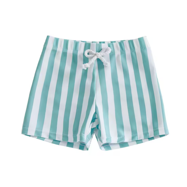 Swim Shorts | Green Stripe - PREORDER