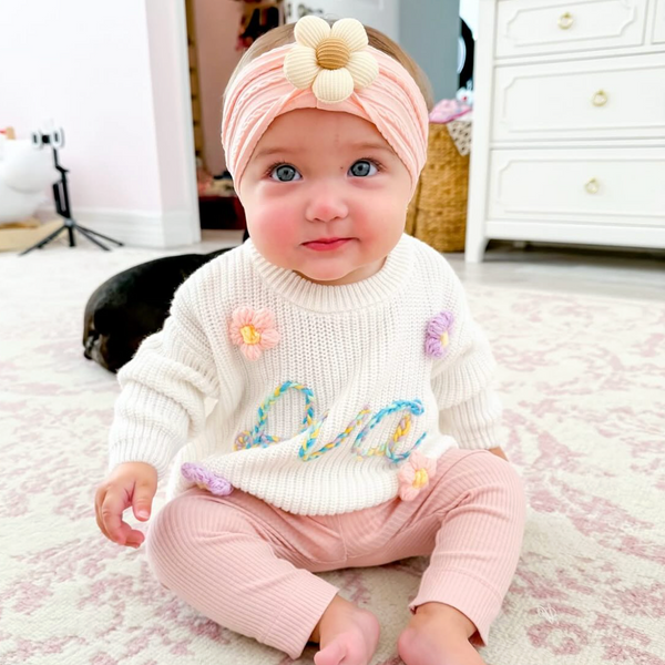 Yarn *CUSTOM* Name Chunky Knit Sweater | 16 Colors