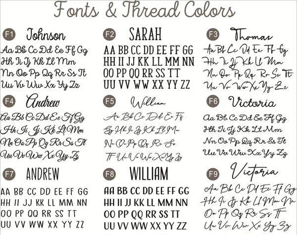 Thread *CUSTOM* Name Blanket