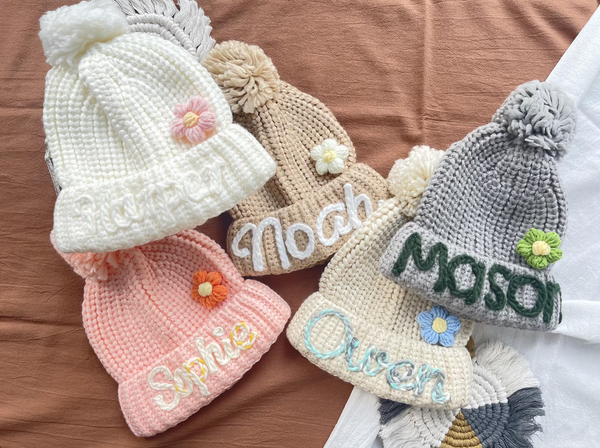 Yarn *CUSTOM* Knit Pom Hat