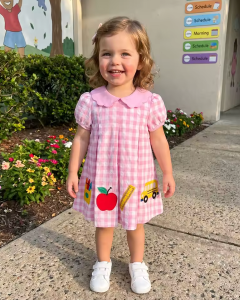Smocked Dress | Back to School Gingham - PREORDER