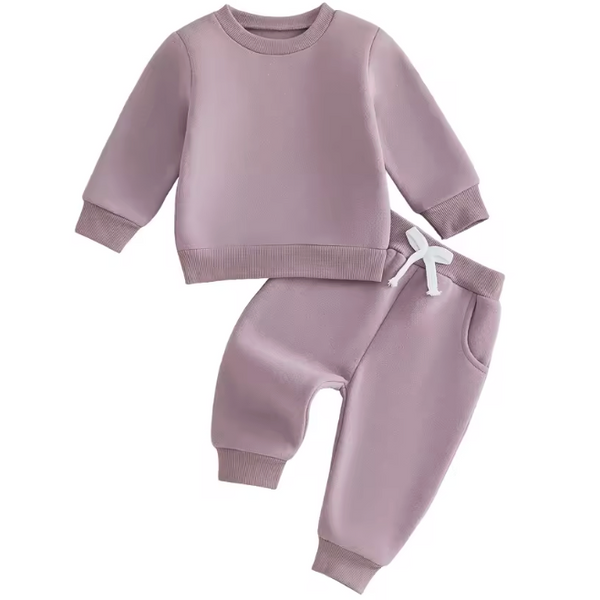 Jogger Fleece Set | Purple - PREORDER