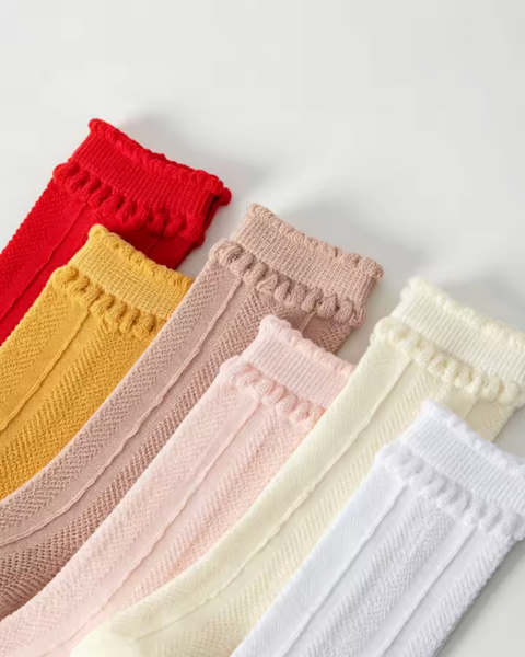 Mesh Bubble Socks | 6 Colors - PREORDER