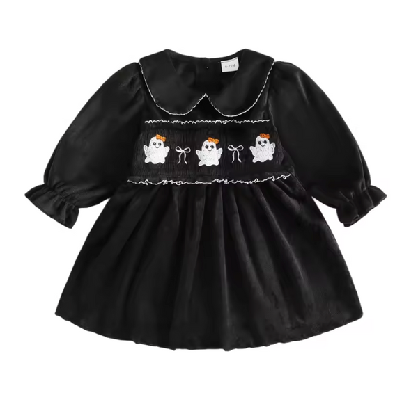 Smocked Long Dress | Ghosts & Bows - PREORDER