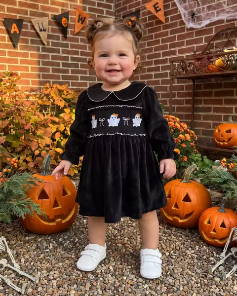 Smocked Long Dress | Ghosts & Bows