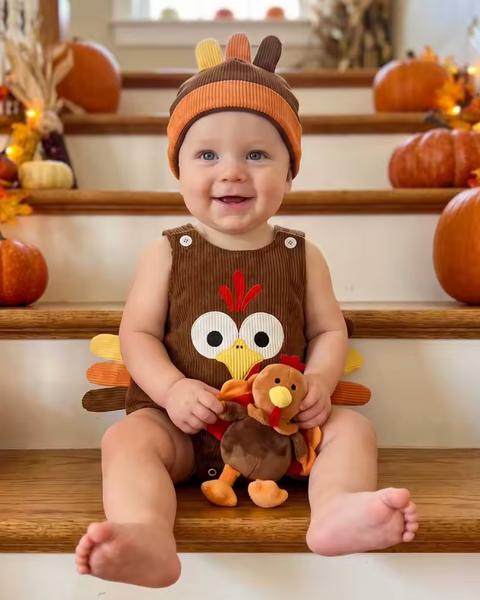 Corduroy Romper | Turkey - PREORDER