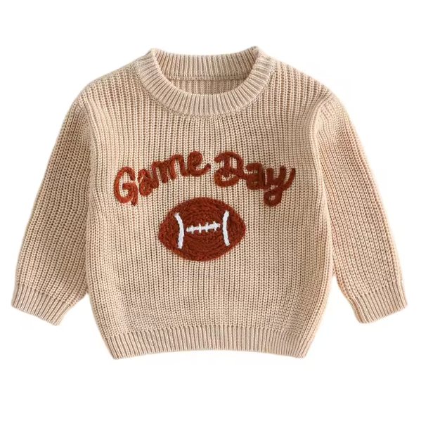 Chunky Knit Sweater | Football Game Day - PREORDER