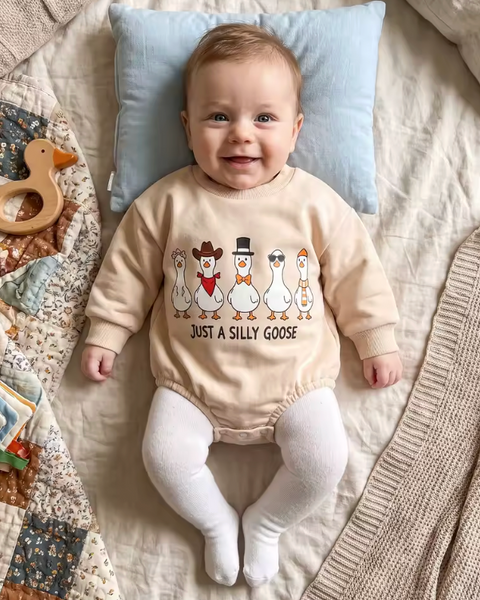 Long Bubble Romper | Just a Silly Goose - PREORDER