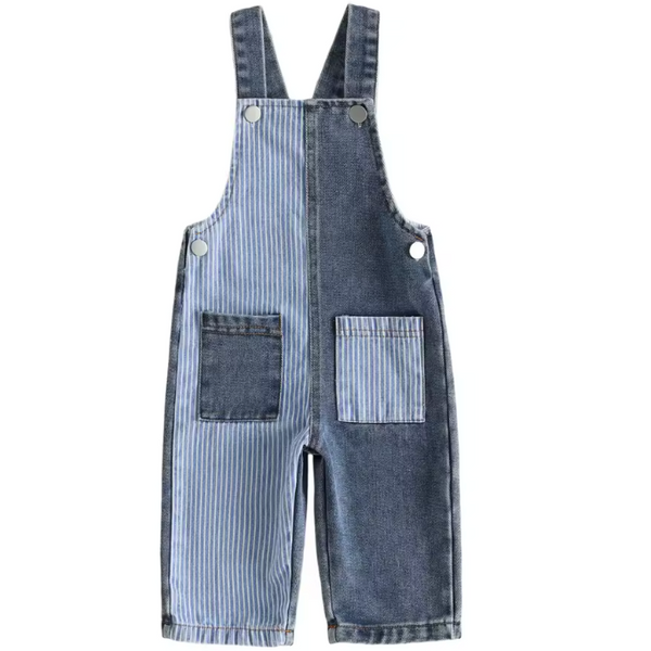 Denim Overalls | Blue Stripes - PREORDER