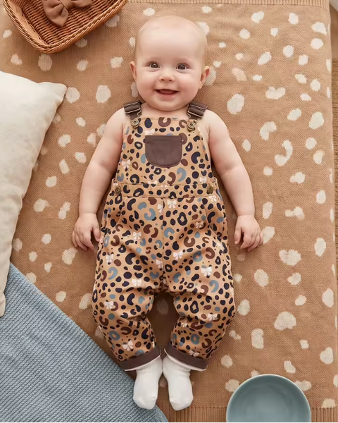 Overalls | Leopard & Bows - PREORDER
