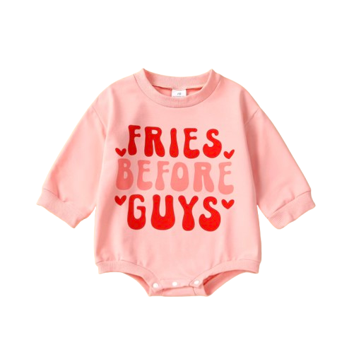 Fries Before Guys Romper & Pullover - PREORDER