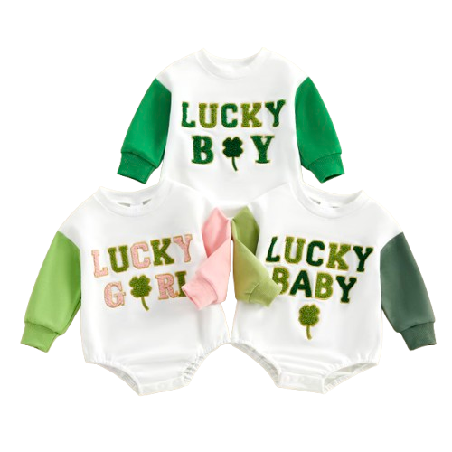 Lucky Baby Rompers & Pullovers (3 Styles) - PREORDER