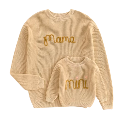 MAMA & MINI Matching Knit Sweaters (5 Colors) - PREORDER