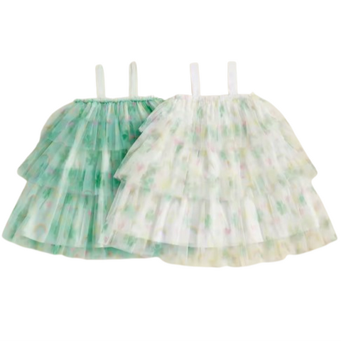 Rainbows, Clovers & Gold Three Layer Tutu Dresses (2 Colors) - PREORDER