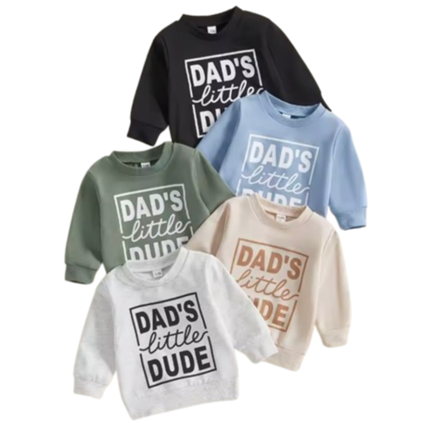 Dads Little Dude Pullovers (5 Colors) - PREORDER