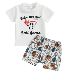 Take me out to the Ballgame Shorts Outfit - PREORDER