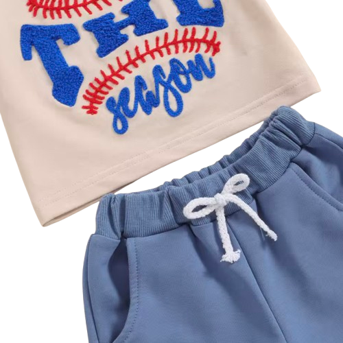 Tis the Season Baseball Shorts Outfit - PREORDER