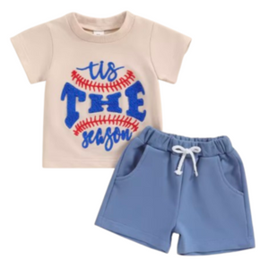 Tis the Season Baseball Shorts Outfit - PREORDER