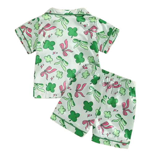 Clovers & Bows Pajamas - PREORDER