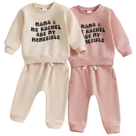 Mama & Ms Rachel Jogger Outfits (2 Colors) - PREORDER