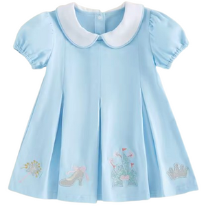 Smocked Dress | Blue Princess - PREORDER BayBay Boutique Smocked Dress | Blue Princess - PREORDER BayBay Boutique