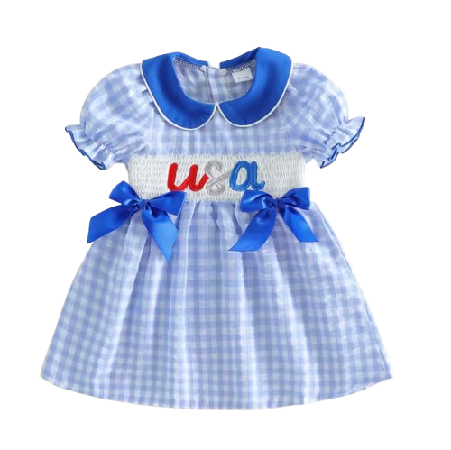 Smocked Dress | USA Gingham - PREORDER