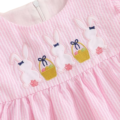 Bunnies & Baskets Matching Romper & Dress (2 Styles) - PREORDER