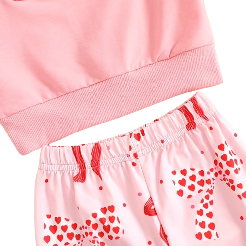 Love More Heart Bows Bells Outfit - PREORDER