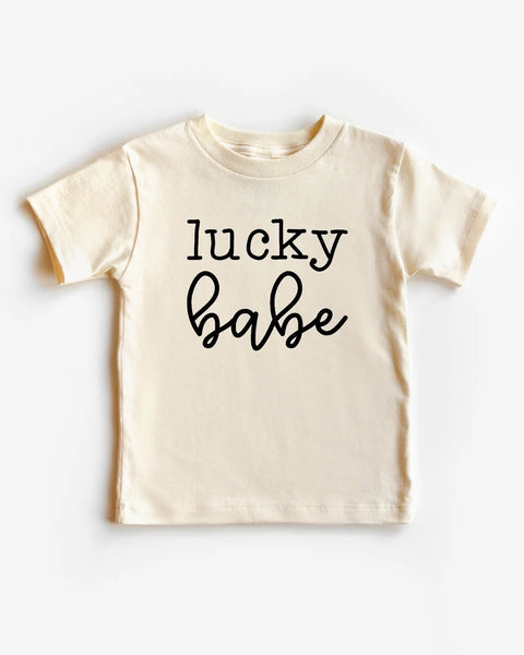 Cotton Bodysuit or Tee | Lucky Babe  - PREORDER