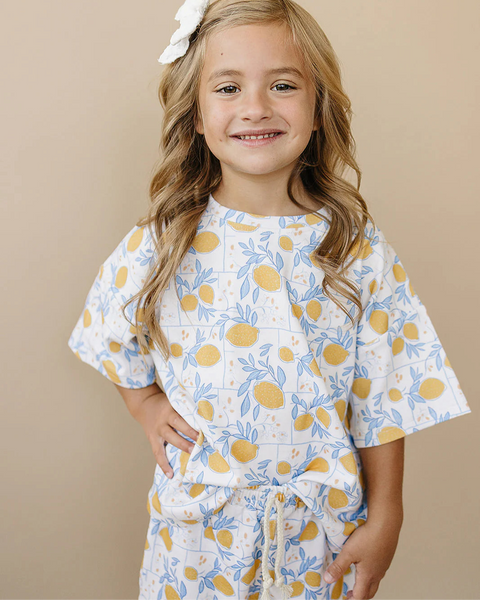 Top & Shorts Set | Lemons - PREORDER