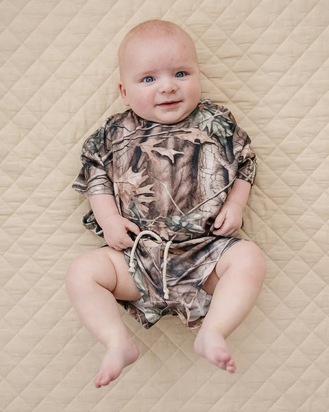 Top & Shorts Set | Brown Camo - PREORDER