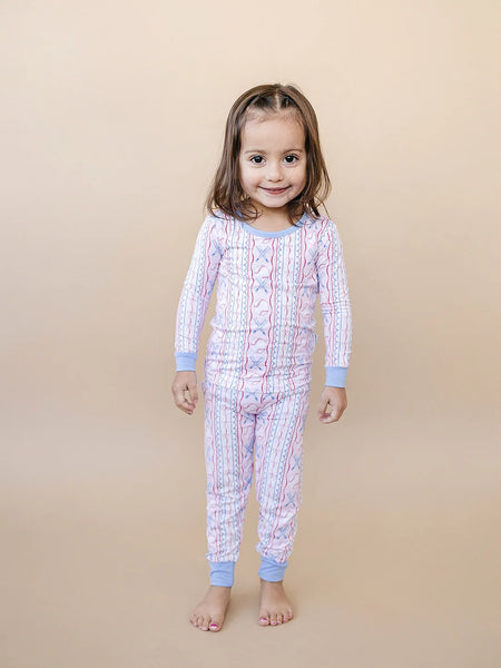 Bamboo Top & Pants Set | Baseball Girl - PREORDER