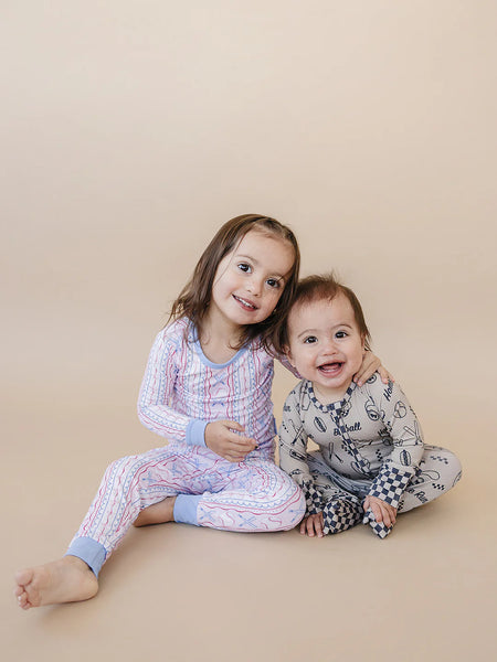 Bamboo Top & Pants Set | Baseball Girl - PREORDER