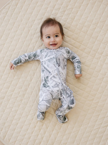 Bamboo Zip Romper | Camo - PREORDER