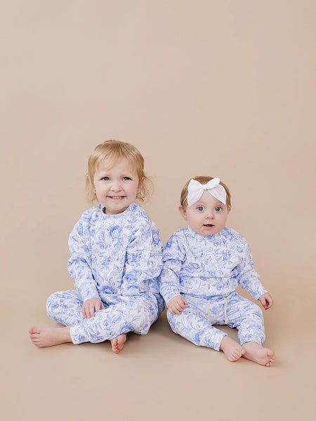 Jogger Set | Blue Flowers - PREORDER