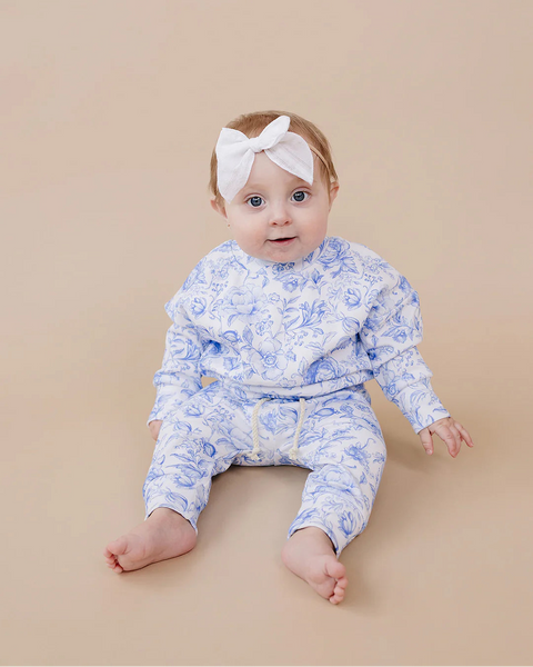 Jogger Set | Blue Flowers - PREORDER