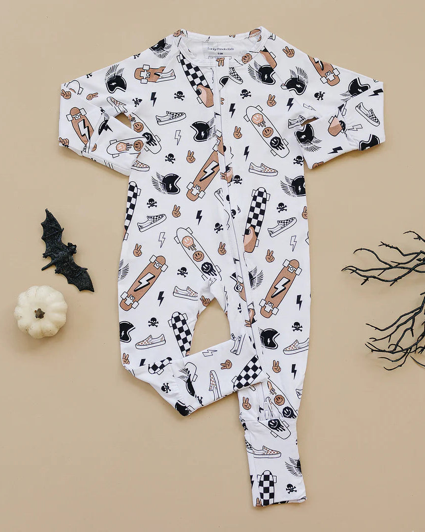 Bamboo Zip Romper | Sk8er - PREORDER