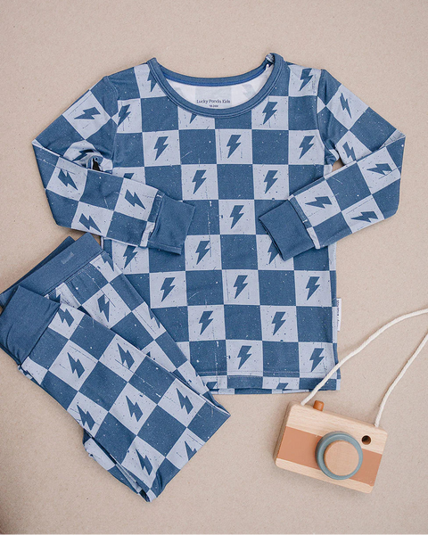 Bamboo Top & Pants Set | Ocean Bolts - PREORDER