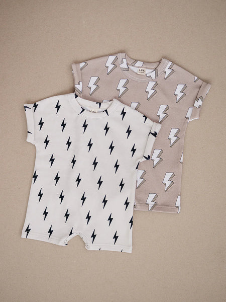 Cotton Shorts Romper | Little Bolt - PREORDER