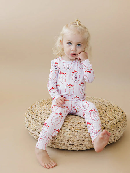 Bamboo Top & Pants Set | Pink Nutcracker - PREORDER