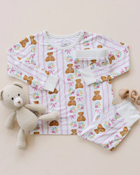 Bamboo Top & Pants Set | Honey Bear - PREORDER