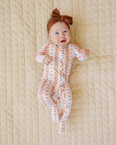 Bamboo Zip Romper | Boho Daisy - PREORDER