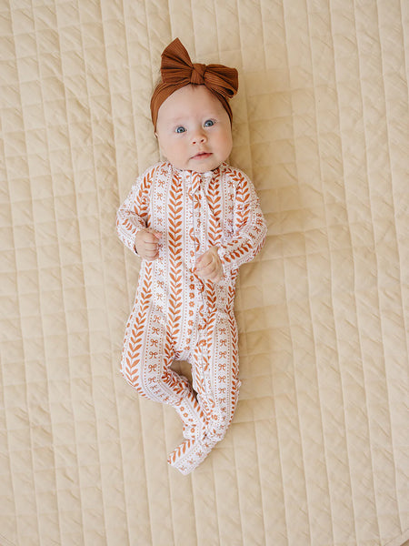 Bamboo Zip Romper | Boho Daisy - PREORDER