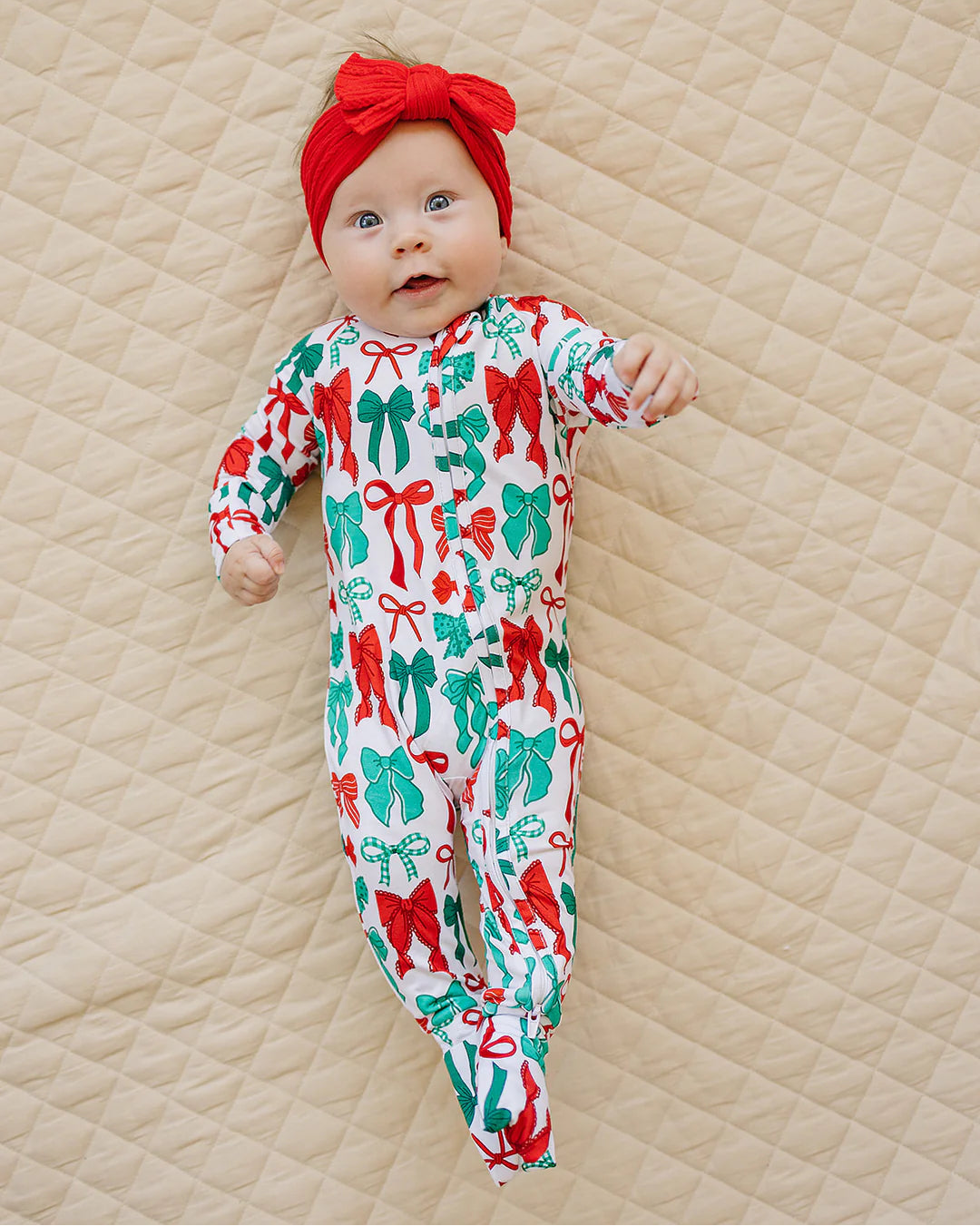 Bamboo Zip Romper | Merry Bows - PREORDER