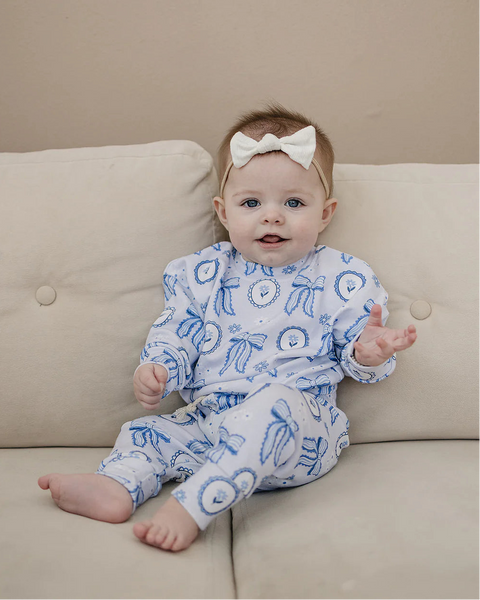 Jogger Set | Blue Bow - PREORDER