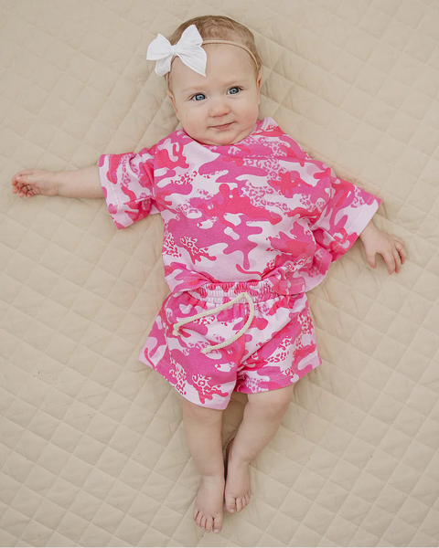 Top & Shorts Set | Camo Leopard - PREORDER