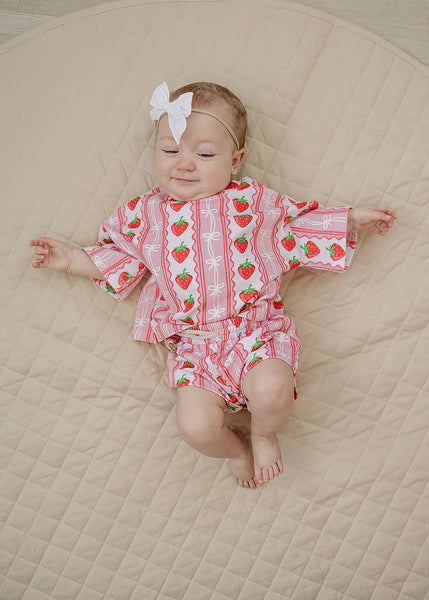 Top & Shorts Set | Strawberry - PREORDER