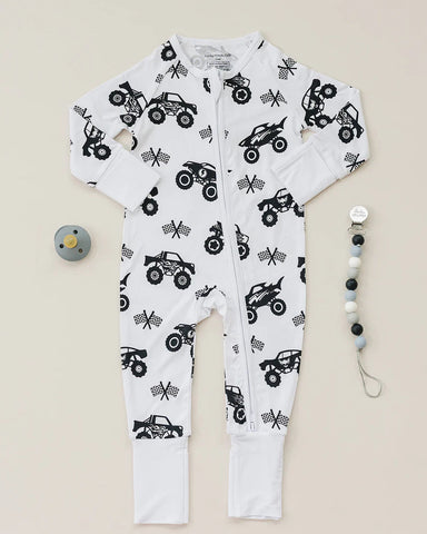 Bamboo Zip Romper | Monster Blaze - PREORDER