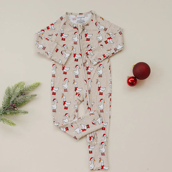 Bamboo Zip Romper | Merry Goose - PREORDER