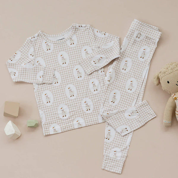 Bamboo Top & Pants Set | Gingham & Goose - PREORDER